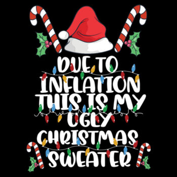 Inflation Ugly Sweater - Unisex Premium Cotton Long Sleeve T-Shirt Design