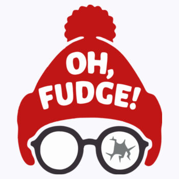 Oh Fudge - Unisex Premium Fleece Hooded Sweatshirt Design