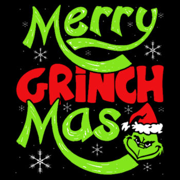 Merry Grinch Mas - Unisex Premium Cotton T-Shirt Design