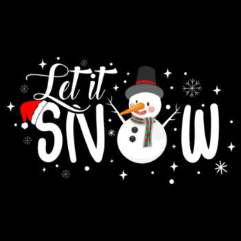 Let it Snow - Unisex Premium Cotton T-Shirt Design