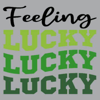Feeling Lucky - Unisex Premium Fleece Crew Sweatshirt Design