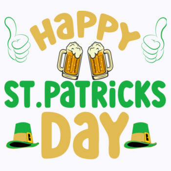 Happy St Patricks Day - Unisex Premium Fleece Hooded Sweatshirt Design