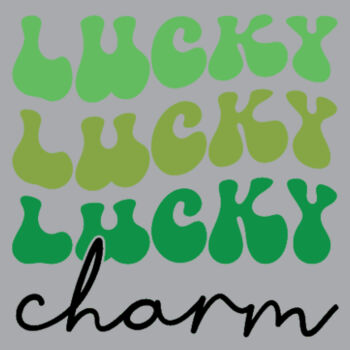 Green Lucky Charm - Unisex Premium Fleece Crew Sweatshirt Design