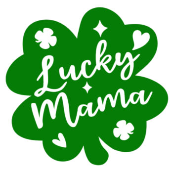 Lucky Mama - Women's Premium Cotton T-Shirt Design