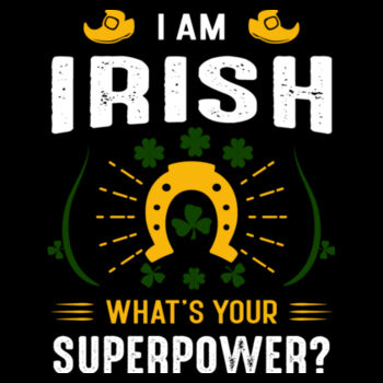 Irish Superpower - Unisex Premium Cotton Long Sleeve T-Shirt Design
