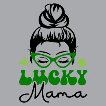 One Lucky Mama - Unisex Premium Fleece Crew Sweatshirt Design