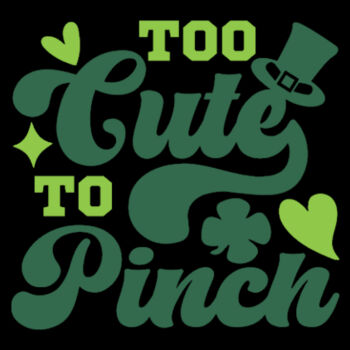 Too Cute to Pinch - Unisex Premium Fleece Hooded Sweatshirt Design