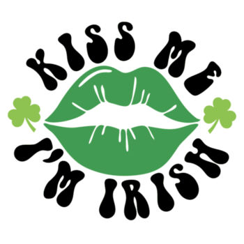 Kiss Me Im Irish - Women's Premium Cotton T-Shirt Design