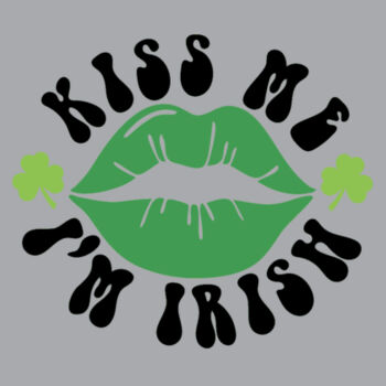 Kiss Me Im Irish - Unisex Premium Fleece Crew Sweatshirt Design