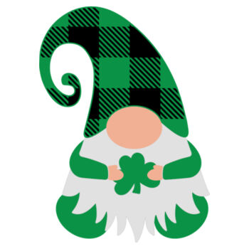 St. Patrick's Day Gnome - Women's Premium Cotton T-Shirt Design