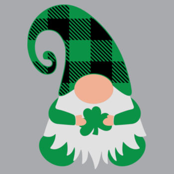 St. Patrick's Day Gnome - Unisex Premium Fleece Crew Sweatshirt Design