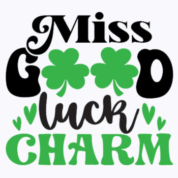 Miss Good Luck Charm - Unisex Premium Fleece Hooded Sweatshirt Design