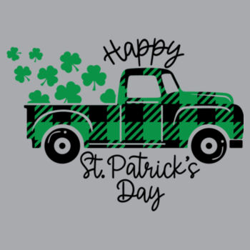 St. Patrick's Day Truck - Unisex Premium Fleece Crew Sweatshirt Design
