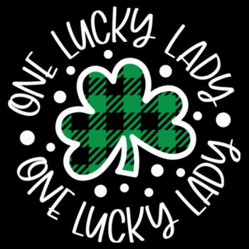 Lucky Lady - Unisex Premium Fleece Crew Sweatshirt Design