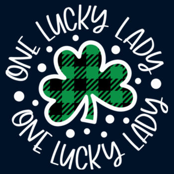 Lucky Lady - Unisex Premium Cotton T-Shirt Design