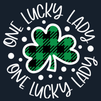 Lucky Lady - Unisex Premium Cotton T-Shirt Design