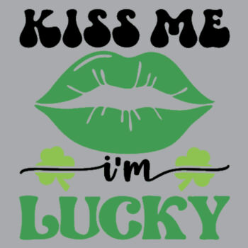Kiss Me I'm Lucky - Unisex Premium Fleece Crew Sweatshirt Design