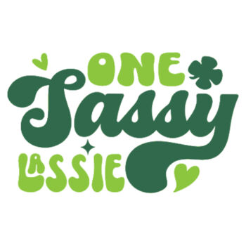 One Sassy Lassie - Youth Jersey Short Sleeve Tee Design