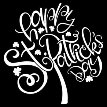 Happy St. Patrick's Day Clover - Women's Premium Cotton T-Shirt Design