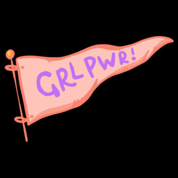 Girl Power - Women's Premium Cotton T-Shirt Design