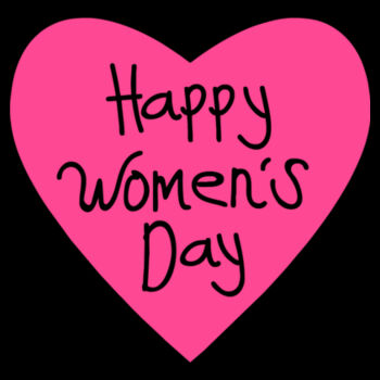 Women's Day Heart - Unisex Premium Fleece Crew Sweatshirt Design