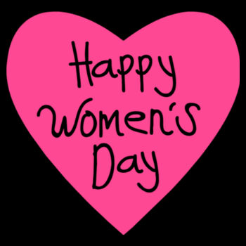 Women's Day Heart - Unisex Premium Cotton T-Shirt Design