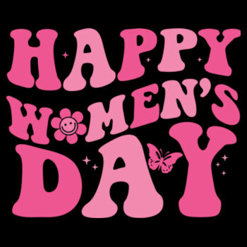 Happy Women's Day - Unisex Premium Fleece Hooded Sweatshirt Design