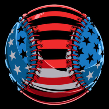 USA Baseball - Unisex Premium Cotton T-Shirt Design