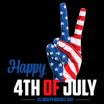 Happy Peace of July - Unisex Premium Cotton T-Shirt Design