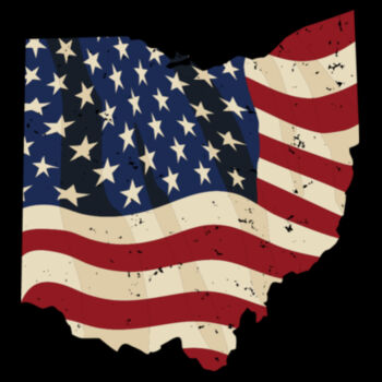 Ohio USA - Unisex Premium Fleece Hooded Sweatshirt Design