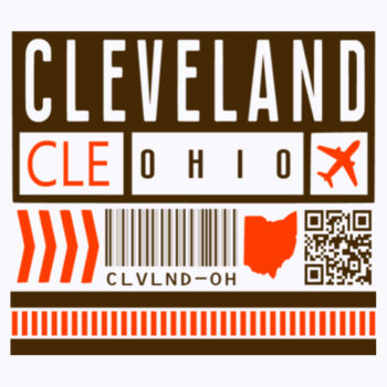 Cleveland Ticket - Unisex Premium Fleece Hooded Sweatshirt Design