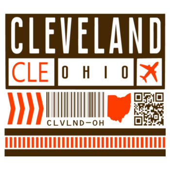 Cleveland Ticket - Unisex Premium Cotton T-Shirt Design