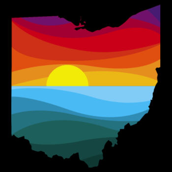 Ohio Colors - Unisex Premium Cotton T-Shirt Design