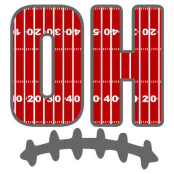 OH Football - Women's Premium Cotton T-Shirt Design