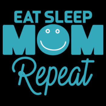 Eat Sleep Mom Repeat - Unisex Premium Fleece Crew Sweatshirt Design