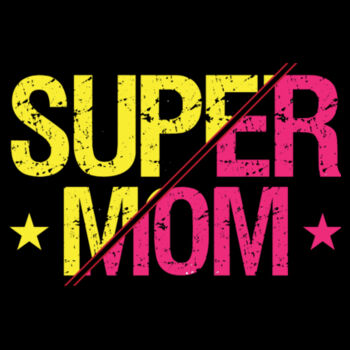Super Mom 2 - Unisex Premium Fleece Hooded Sweatshirt Design