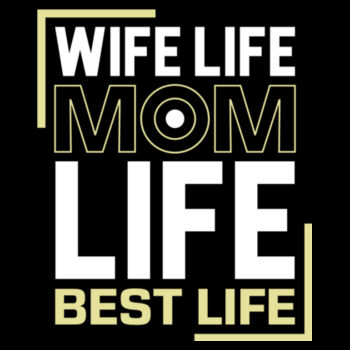 Wife, Mom, Life - Unisex Premium Fleece Crew Sweatshirt Design