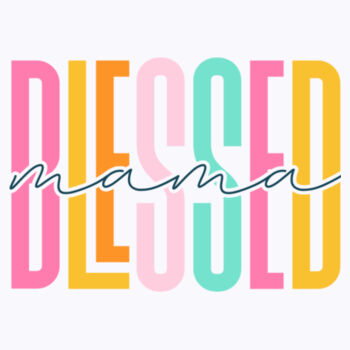 Blessed Mama - Unisex Premium Fleece Hooded Sweatshirt Design