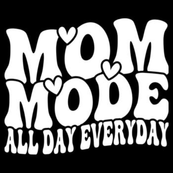 Mom Mode - Unisex Premium Cotton Long Sleeve T-Shirt Design