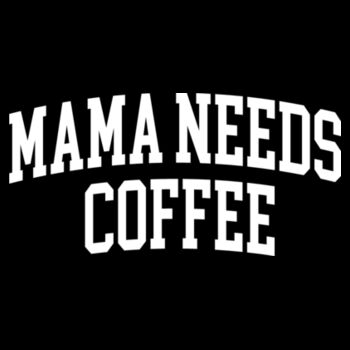 Mama Needs Coffee - Unisex Premium Fleece Crew Sweatshirt Design