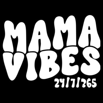 Mama Vibes - Unisex Premium Fleece Hooded Sweatshirt Design