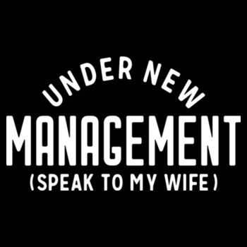 Under New Management - Unisex Premium Fleece Hooded Sweatshirt Design