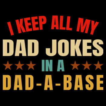 Dad Joke Dadabase - Unisex Premium Fleece Crew Sweatshirt Design