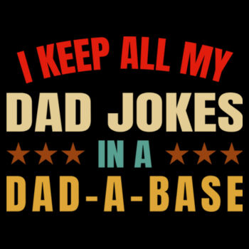 Dad Joke Dadabase - Unisex Premium Cotton Long Sleeve T-Shirt Design