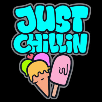 Just Chillin - Youth Jersey Short Sleeve Tee Design