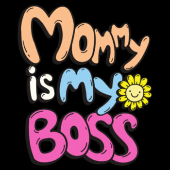 Mommy Is My Boss - Youth Jersey Short Sleeve Tee Design