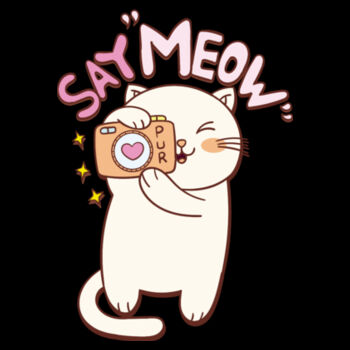 Say Meow - Youth Jersey Short Sleeve Tee Design