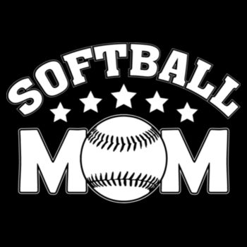Softball Mom - Women's Premium Cotton T-Shirt Design