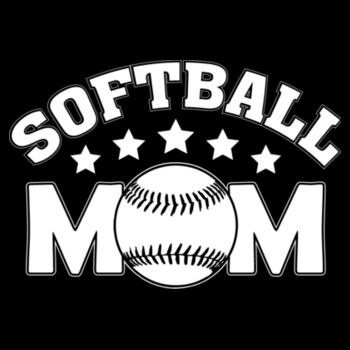 Softball Mom - Unisex Premium Cotton T-Shirt Design