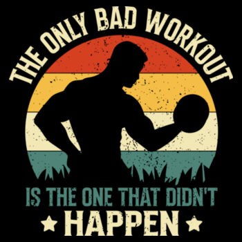 No Bad Workouts - Unisex Premium Fleece Crew Sweatshirt Design